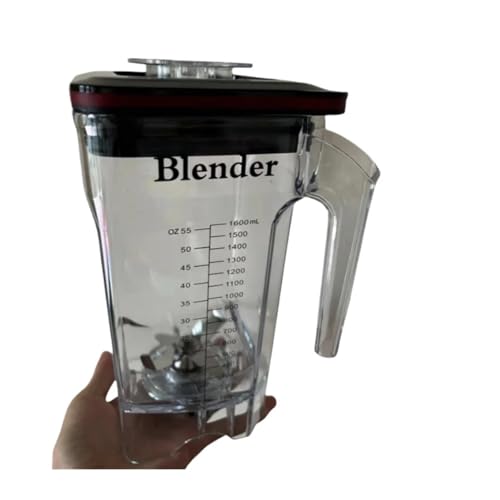 1,6 l Smoothie-Maschinenbecher, kompatibel mit Blendtec, Multifunktions-Ersatz-Mixerbecher, Messerdeckel 1,6 l Smoothie-Maschinenbecher, kompatibel mit Blendtec, Multifunktions-Ersatz-Mixerbecher, Messerdeckel von GESXNPBN