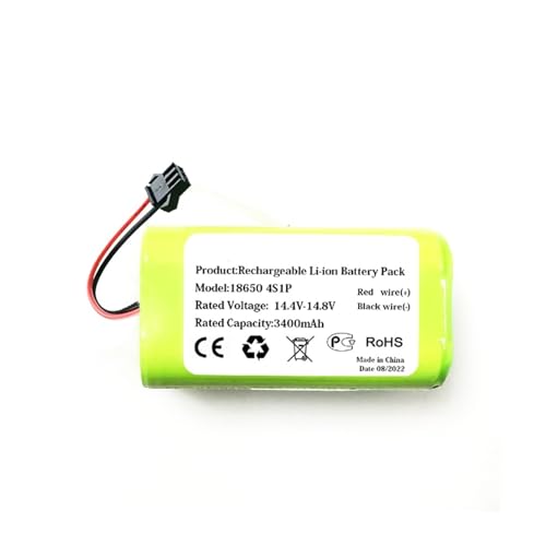 14,8 V 3400 mAh Lithium-Ionen-Akku for Roboter-Staubsauger, kompatibel mit Mamibot, ExVac660 ExVac680s ExVac880 ExVac660 680S 880 Akku(3400mah) von GESXNPBN