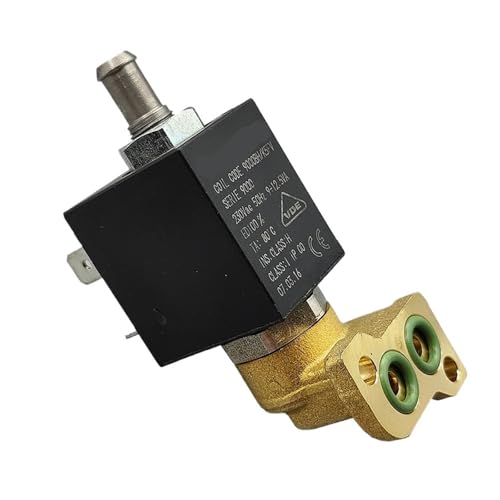 9000BH AC 220 V 230 V 2 Position 3 Weg Elektrische Messing Magnetventil Normalerweise Geschlossen Typ For Kaffeemaschine Dampf Heißer Wasser von GESXNPBN