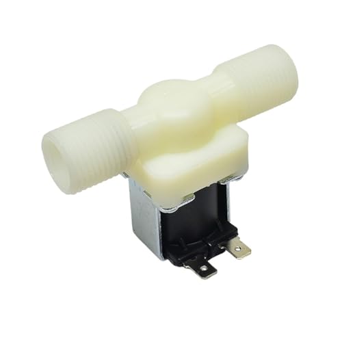 FCD-90A Wassereinlassventil For Waschmaschine, Magnetventilschalter, Doppelkopf, Gebundene Außenzähne, Gerade, 4 Anschlüsse, DC12V/AC220V(FCD-90A DC12V) von GESXNPBN
