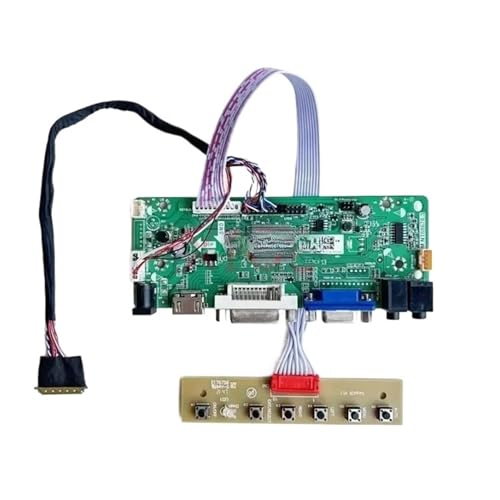 GESXNPBN Controller Driver Board Kompatibel for B156HW01 V0/V1/V2/V3/V4/V5/V6 15.6 "HDMI-Kompatibel 1920x1080 LVDS 40 Pin DVI VGA Laptop Matrix Kit(for B156HW01 V.7) von GESXNPBN