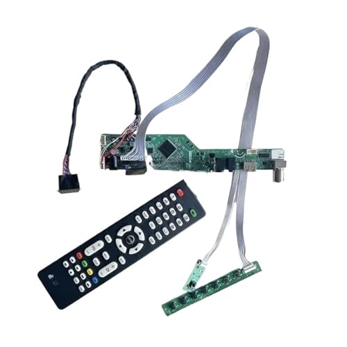 GESXNPBN Kompatibel for B133XW03 V0/V1/V2 B133XW07 V1 Controller Driver Board Laptop Matrix TV Analog LVDS 40 Pin 13,3 Zoll USB + AV + VGA + HDMI 1366x768 Kit(for B133XW03 V.0) von GESXNPBN
