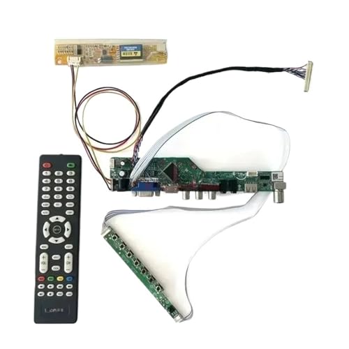 GESXNPBN Kompatibel for LP156WH1 M156NWR1 N156B3 Controller Driver Board DIY Kit 1CCFL AV + HDMI + VGA + IR + USB TV Analog LCD Display 1366 * 768 30-Pin LVDS(for LP156WH1(TL)(A1)) von GESXNPBN