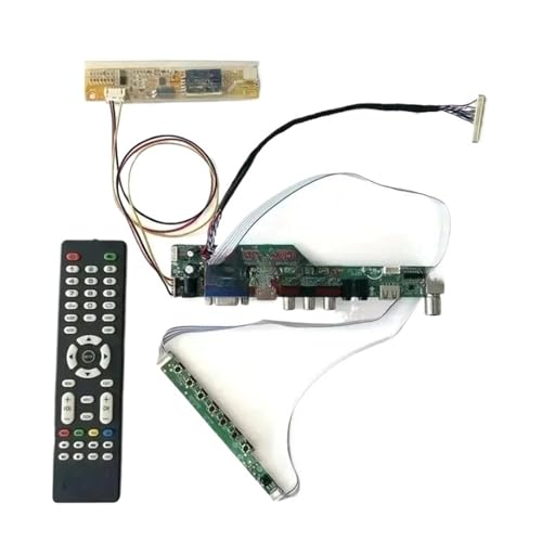 GESXNPBN Kompatibel for LTN154AT09 LTN154AT10 Controller-Treiberkarte 1CCFL AV + HDMI + VGA + IR + USB Testkit DIY 1280 * 800 TV Analog 30-Pin LVDS LCD-Bildschirm(for LTN154AT09-001) von GESXNPBN