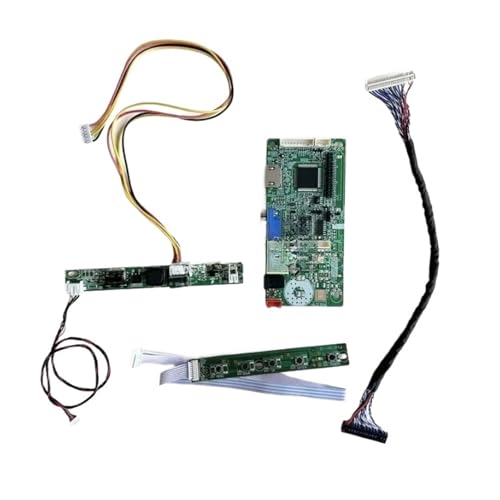 GESXNPBN Kompatibel for M190CGE M190PW01 LM190WX2 LM195WX1 MT190AW02 LED LCD Display LVDS-30Pin Panel 1440 * 900 58C Bildschirm Controller Stick Board Kit(M190PW01 V80J) von GESXNPBN