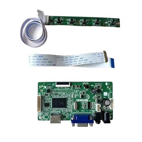GESXNPBN LCD Controller Driver Board Kompatibel for LP156WHU-TPA1/TPE1/TPF1/TPG1 VGA HDMI-Kompatibel 15.6 "30 Pin EDP 1366x768 Laptop Screen DIY Kit(for LP156WHU(TP)(D1)) von GESXNPBN