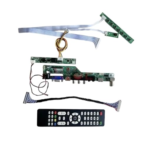 GESXNPBN LCD-Treiber-Controller-Board Kompatibel for M215HGE M215HGJ M215HGK LVDS 30-Pin 21,5 Zoll Kit VGA + HDMI + AV + USB 1920 * 1080 Analog-TV-Signal-Monitor(for M215HGK-L30) von GESXNPBN
