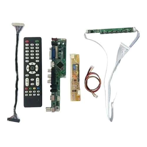 GESXNPBN LCD-Treiberplatine Kompatibel for LP150E02 LP150E05 LP150E06 LP150E07 VGA + HDMI + AV + USB + IR 30 Pin LVDS Bildschirm TV Analog 1400 * 1050 Kit DIY 1CCFL(for LP150E06(A2)) von GESXNPBN