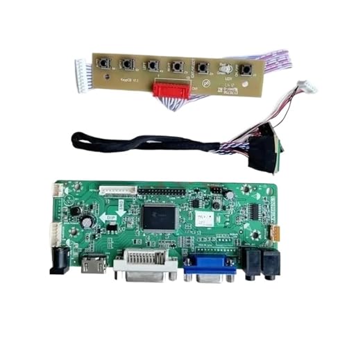 GESXNPBN Treiber Controller Board for N173FGE-L13/L21/L23/L63/LA3 Kit DIY Laptop-Bildschirm 17.3 "HDMI-Kompatibel VGA DVI 40-Pin LVDS 1600x900(for N173FGE-LA3) von GESXNPBN
