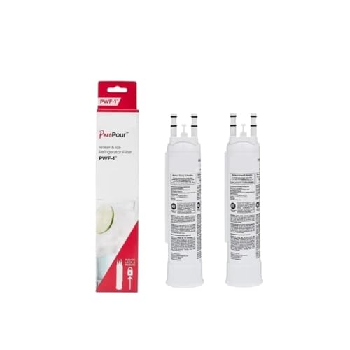 Kühlschrank-Wasserfilter-Ersatz, kompatibel mit FPPWFU01, kompatibel mit PWF-1, Kühlschrank-Wasserfilter(2PCS) von GESXNPBN
