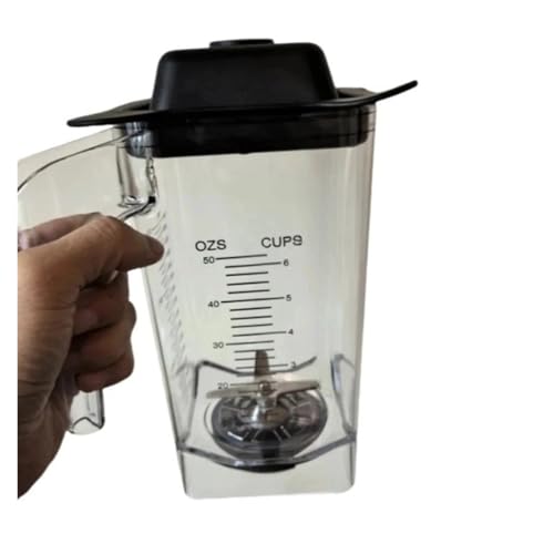 Mixerbecher, kompatibel mit ATAI, kompatibel mit JTC, TM-800A TM800AQ, Milchshake-Maschine, Mixbecher, Ersatzbehälter/Messer/Abdeckung Mixerbecher, kompatibel mit ATAI, kompatibel mit JTC, TM-800A TM800AQ, Milchshake-Maschine, Mixbecher, Ersatzbehälter/Messer/Abdeckung von GESXNPBN
