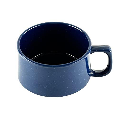 GET BF-080-TB-EC Melamin bruchfeste Tasse Kaffeetasse 325 ml Texas Blue (4er-Set) von G.E.T. Enterprises