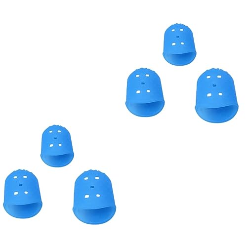 18 Stk Gitarren-fingerspitzenschutz Daumenschutz Fingerschutz Fingerspitzengriffe Finger Ärmel Fingerabdeckungen Blue GETAJGHSD von GETAJGHSD