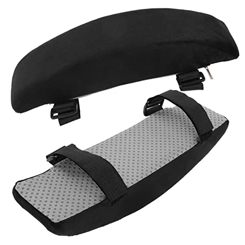 GETAJGHSD 1 Paar Armlehnenpolster aus Hochwertigem Abnehmbares Armlehnenkissen für Bürostühle Ergonomischer Komfort für Lange Arbeitszeiten und Gaming Klassischem Schwarz GETAJGHSD 1 Paar Armlehnenpolster aus Hochwertigem Abnehmbares Armlehnenkissen für Bürostühle Ergonomischer Komfort für Lange Arbeitszeiten und Gaming Klassischem Schwarz von GETAJGHSD