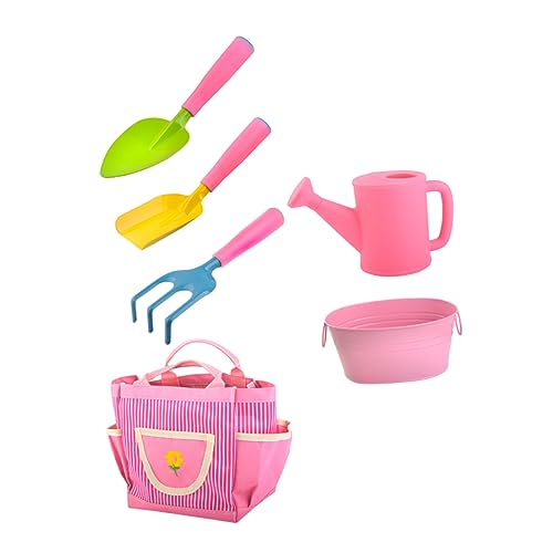 GETAJGHSD 1 Satz Gartenspielzeug Set für Teiliges Mini Gartenwerkzeug mit Schaufeln und Rechen für Garten Strand und Park zum Pflanzen und Umgraben von GETAJGHSD