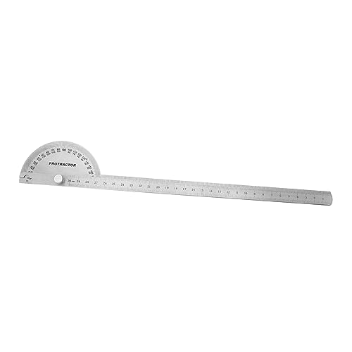 GETAJGHSD 1 Stück Edelstahl Winkelmesser Rotierender Winkellineal Multi-use- -messwerkzeug von GETAJGHSD