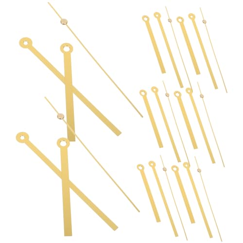 GETAJGHSD 10 Sätze DIY Wanduhr Zeiger Set Teiliges Ersatzteil für Uhren Minimalistisches Design Langlebige Hände für Bastelprojekte und Uhrreparaturen von GETAJGHSD
