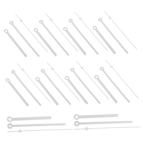 GETAJGHSD 10 Sätze Uhrzeigersatz für DIY Wanduhr Teiliges Set Professionelle Ersatzteile für Uhrwerke Stunden Minuten und Sekundenzeiger Einfach zu Montieren und Langlebig von GETAJGHSD