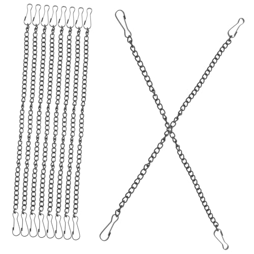 GETAJGHSD 10stücke Hängeketten Aus Metall Mit Haken Für Plakataufhänger Und Vogelhäuschen Robust Und Langlebig Für Diverse Hängedekorationen von GETAJGHSD