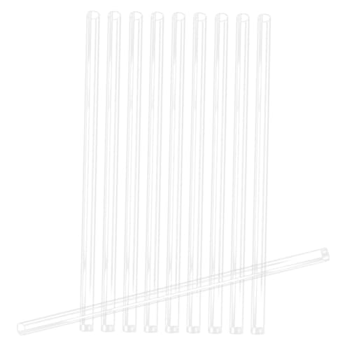 GETAJGHSD 10 Stück Teiliges Transparente PC Lichtschutzrohre für Meteor Dekorationslichter Langlebige Kunststoffhüllen Installieren Schutz für Außen LED Lichter Geeignet für Garten und von GETAJGHSD