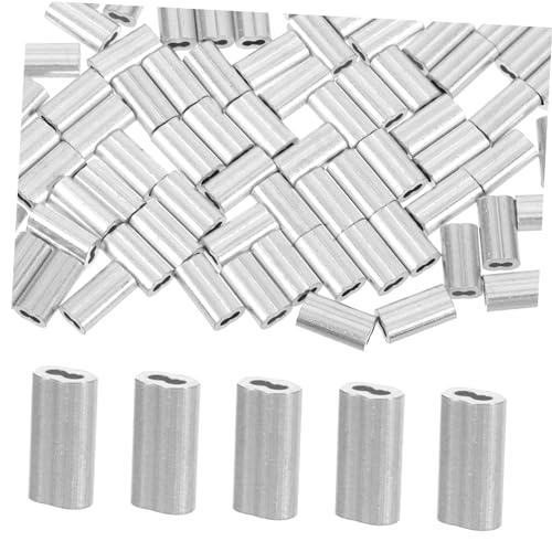 GETAJGHSD 100 Stück Fach Aluminium Crimp Hülsen Drahtseil Crimping Loop für Einfache Installation Leicht und Robust für und DIY Enthusiasten GETAJGHSD 100 Stück Fach Aluminium Crimp Hülsen Drahtseil Crimping Loop für Einfache Installation Leicht und Robust für und DIY Enthusiasten von GETAJGHSD