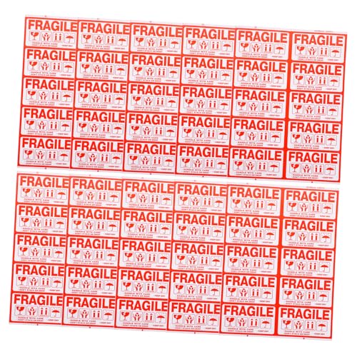 GETAJGHSD 100 Stücke Produkt Alterung Etiketten Label Liefert Abnehmbare Warnung Für Versand Vorsicht Zerbrechlich Ing Selbst Adhesive Aufkleber Klebstoff von GETAJGHSD