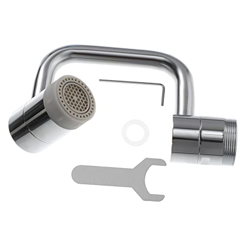 GETAJGHSD 1080Grad Wasserhahn Extender Drehbarer Aufsatz für Waschbecken Flexibler Wasserhahn mit Rotationsdesign für Badezimmer und Küche Spritzfreies Wasser Einfache GETAJGHSD 1080Grad Wasserhahn Extender Drehbarer Aufsatz für Waschbecken Flexibler Wasserhahn mit Rotationsdesign für Badezimmer und Küche Spritzfreies Wasser Einfache von GETAJGHSD