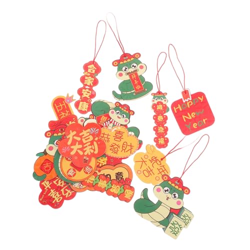 GETAJGHSD 18stücke Chinesische Neujahr Hängedekorationen Für Jahr Und Traditionelle Ornamente Für Décor von GETAJGHSD