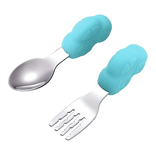 GETAJGHSD 1Paar Kindertraining Geschirrset und für Kleinkinder Ergonomische Griffe Geeignet für Zuhause und Restaurant Esslernhilfen GETAJGHSD 1Paar Kindertraining Geschirrset und für Kleinkinder Ergonomische Griffe Geeignet für Zuhause und Restaurant Esslernhilfen von GETAJGHSD