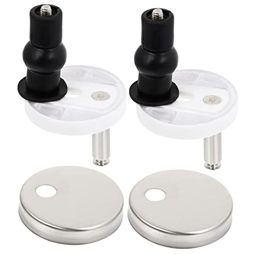 GETAJGHSD 1Satz Toilettensitz Befestigungsset Teilig Scharniere mit Schnellverschluss Installieren für Wc Sitze Langlebig und Robust Sämtlicher von GETAJGHSD