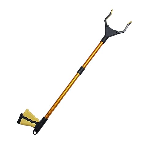 GETAJGHSD 1Stk Müllsammler Müllabfuhr Reiniger Reinigung Klauenaufnahmewerkzeug extra Kratzer Reacher-Greifer litter picker abfallsammler dip clips klipps Greifzange Müllgreifer Golden GETAJGHSD 1Stk Müllsammler Müllabfuhr Reiniger Reinigung Klauenaufnahmewerkzeug extra Kratzer Reacher-Greifer litter picker abfallsammler dip clips klipps Greifzange Müllgreifer Golden von GETAJGHSD