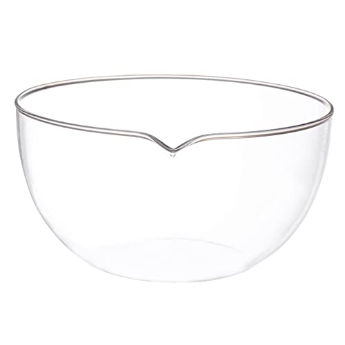 GETAJGHSD Verdampfungsschale Aus Glas Ausguss Labor-verdampfungsschale Zum Konzentrieren Von Säuren Und Laugen Beständig Flacher Boden 2 Stück von GETAJGHSD