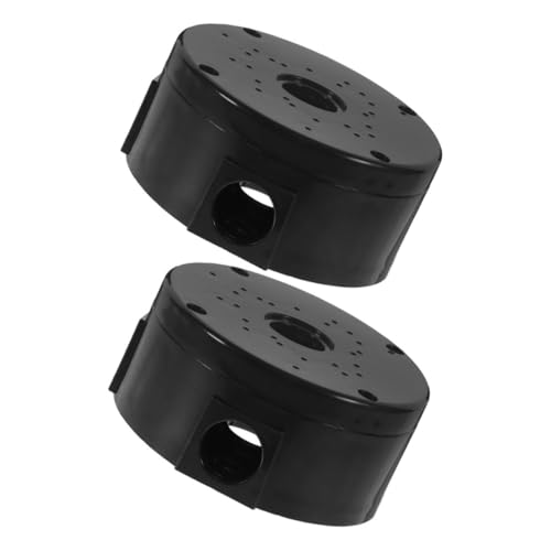 GETAJGHSD 2 STÜCK Runde Wasserdichte Abzweigdose aus Schwarz für im Freien Staubdicht und Robust für Außenanwendungen GETAJGHSD 2 STÜCK Runde Wasserdichte Abzweigdose aus Schwarz für im Freien Staubdicht und Robust für Außenanwendungen von GETAJGHSD
