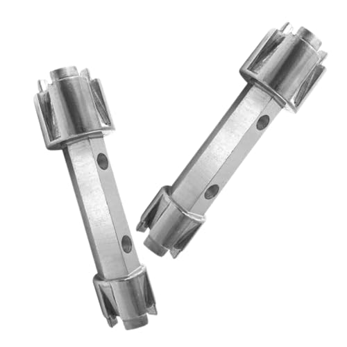 GETAJGHSD 2 Stück Badewannen Abflussratschen Schlüssel Aluminiumlegierung Robustes Werkzeug zum Entfernen von Abflüssen für Waschbecken und Duschen für Installateure und Heimwerker GETAJGHSD 2 Stück Badewannen Abflussratschen Schlüssel Aluminiumlegierung Robustes Werkzeug zum Entfernen von Abflüssen für Waschbecken und Duschen für Installateure und Heimwerker von GETAJGHSD