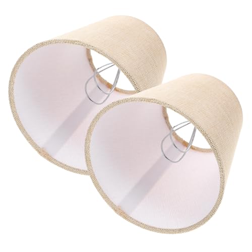 GETAJGHSD 2 Stück Clip Stofflampenschirme Design für Tischlampe Stehlampe und Kronleuchter Hochwertige Beleuchtungszubehör für Wohnzimmer und Schlafzimmer GETAJGHSD 2 Stück Clip Stofflampenschirme Design für Tischlampe Stehlampe und Kronleuchter Hochwertige Beleuchtungszubehör für Wohnzimmer und Schlafzimmer von GETAJGHSD