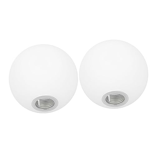 GETAJGHSD 2 Stück Lampenschirm Mattem Runde Ball Lampenabdeckung Geeignet für Deckenlampen Schlafzimmer Küche Fassung von GETAJGHSD