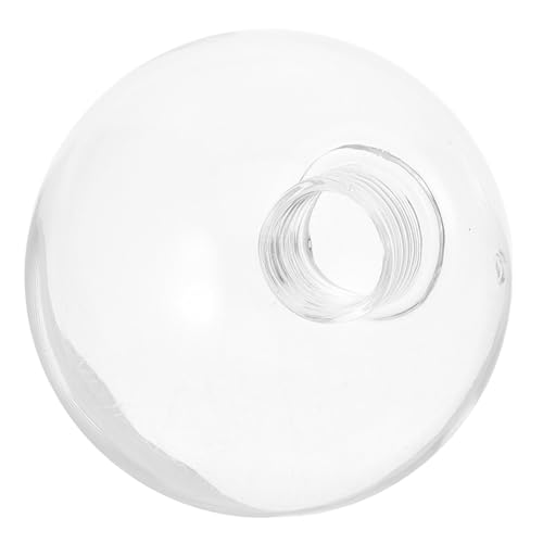 GETAJGHSD 2 Stück Lampenschirm aus Klarem Glas Runde Lampengloben Ø Ersatzglas für Deckenleuchten und Pendelleuchten Transparent Einfach zu Wechseln Eleganter Lampenschirm für Wohnzimmer von GETAJGHSD