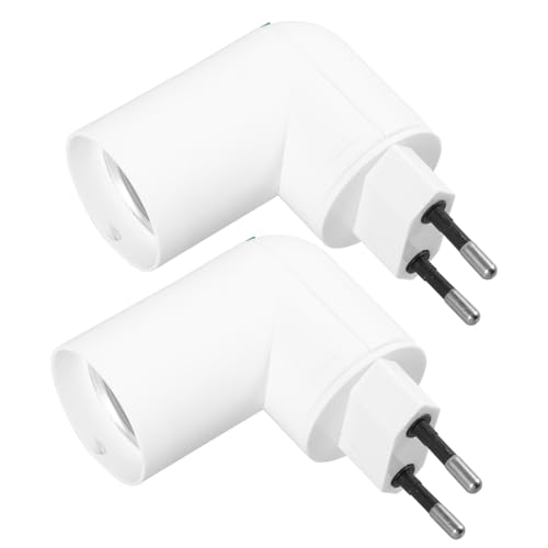 GETAJGHSD 2 Stück Lampensockel Adapter mit Schalter Eu Standard Steckdose für Glühbirnen für Garage und Bauprojekte Kompakt und Tragbar GETAJGHSD 2 Stück Lampensockel Adapter mit Schalter Eu Standard Steckdose für Glühbirnen für Garage und Bauprojekte Kompakt und Tragbar von GETAJGHSD