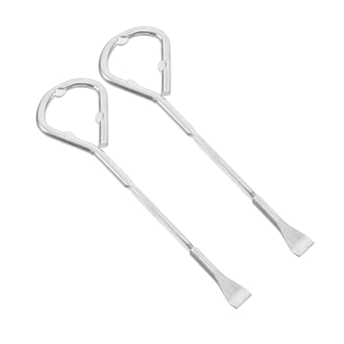 GETAJGHSD 2 Stück Metall-farbdosenöffner, Malerwerkzeug, Flaschenöffner, Eimer, Flaschendeckelöffner, Werkzeug, Multifunktionaler Farböffner, Silber von GETAJGHSD