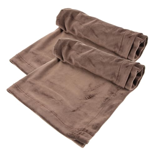 GETAJGHSD 2 Stück Sofa Armlehnenbezüge Elastischer Armlehnschutz Khaki Weicher und Hautfreundlicher Schutz für Sofa Couch und Sessel für Zuhause und Büro von GETAJGHSD