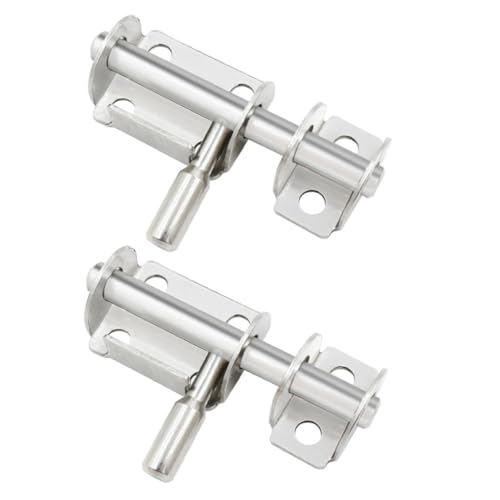 GETAJGHSD 2 Stück Türschloss Schiebetür Riegel Heavy Duty Türsicherung Rostfrei Installieren für Heim und Hotelschutz GETAJGHSD 2 Stück Türschloss Schiebetür Riegel Heavy Duty Türsicherung Rostfrei Installieren für Heim und Hotelschutz von GETAJGHSD