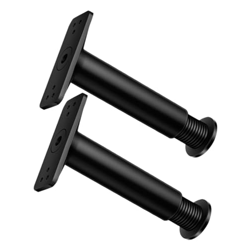 GETAJGHSD 2 Stück Verstellbare Bettrahmenstützen Höhenverstellbare Möbelbeine für Betten Sofas und Tische Langlebig und Installieren von GETAJGHSD