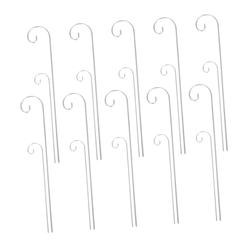 GETAJGHSD 20 Stück Teiliges Pflanzenetiketten Haken aus Edelstahl mit Kunstvollem Hirtenstab Design Silberfarbene Gartenmarkierer für Gemüse Vielseitig für Blumen Balkon Terrasse und Töpfe GETAJGHSD 20 Stück Teiliges Pflanzenetiketten Haken aus Edelstahl mit Kunstvollem Hirtenstab Design Silberfarbene Gartenmarkierer für Gemüse Vielseitig für Blumen Balkon Terrasse und Töpfe von GETAJGHSD