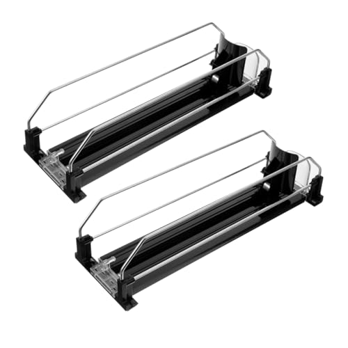 GETAJGHSD 2stücke Dosenspender Für Getränke Kühlschrank Organizer Aus Hochwertigem Material Design Für Und Bier Und Langlebig von GETAJGHSD