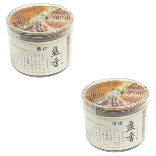 GETAJGHSD 2stücke Health Natural Sandalwood Spiral Incense Coils Für Aromatherapie Und Frische Luft Für Schlafzimmer Wohnzimmer Yoga Und Meditation GETAJGHSD 2stücke Health Natural Sandalwood Spiral Incense Coils Für Aromatherapie Und Frische Luft Für Schlafzimmer Wohnzimmer Yoga Und Meditation von GETAJGHSD