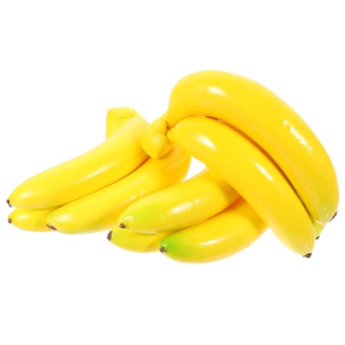 GETAJGHSD 3 Stück Bündel Gefälschte Bananenbündel Imitation Banane Lebensechte Künstliche Banane Simulation Banane Gefälschte Fruchtdekor Kunstfrüchte Lebensechte Gefälschte Frucht Modell von GETAJGHSD