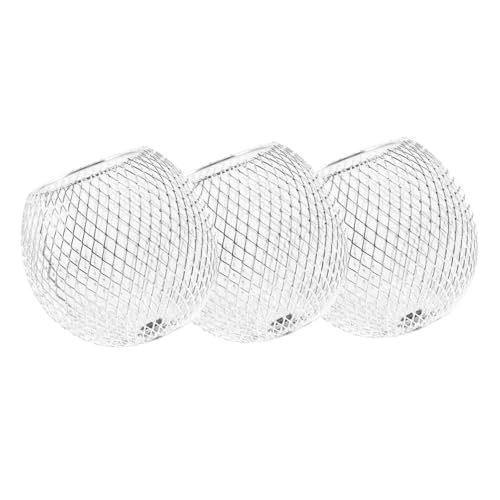 GETAJGHSD 3 Stück Metall Lampenschirm Hohlraum Deckenleuchte Elegante Dekorative Lampenschirme für Warmes Licht Wohnzimmer Schlafzimmer und Restaurant von GETAJGHSD