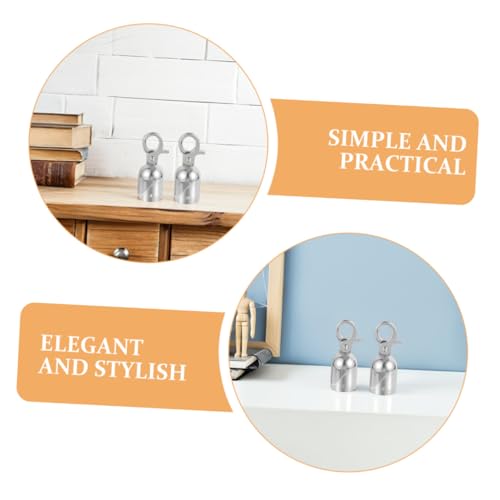 GETAJGHSD 3 Stück Teiliges Seilendstopper mit Haken Silber Langlebige Kordelendkappen für Absperrseile Geeignet für Begrenzungspfosten und Eventbarrieren Einfache Montage Sicherer Halt GETAJGHSD 3 Stück Teiliges Seilendstopper mit Haken Silber Langlebige Kordelendkappen für Absperrseile Geeignet für Begrenzungspfosten und Eventbarrieren Einfache Montage Sicherer Halt von GETAJGHSD