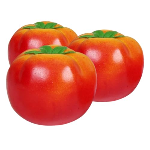 GETAJGHSD 3stücke Künstliche Tomaten Modell Aus Schaumstoff Simulierte Tomatenfigur Lebensechtes Gemüsemodell Dekorative Tomaten Prop Für Vitrine Und Ausstellungszwecke GETAJGHSD 3stücke Künstliche Tomaten Modell Aus Schaumstoff Simulierte Tomatenfigur Lebensechtes Gemüsemodell Dekorative Tomaten Prop Für Vitrine Und Ausstellungszwecke von GETAJGHSD