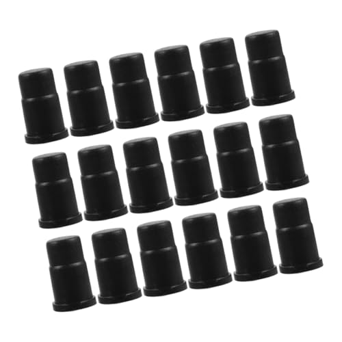 GETAJGHSD Lenkrolle 30 Stk Gummikappe Für Stangenrolle Austausch Der Möbelsteckdose Radsteckdose Rollensteckeinsatz Befestigungssockel Für Stuhlbein Rollenhülseneinsätze Laufrollenbuchsen Black Abs von GETAJGHSD